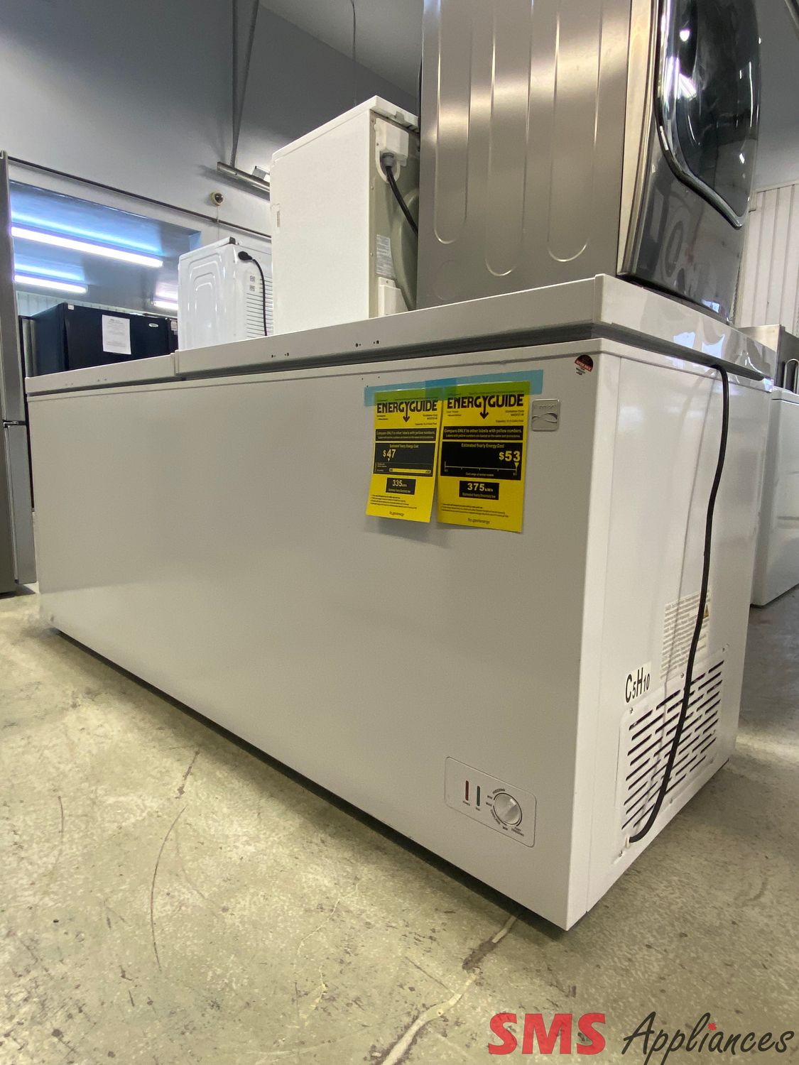 Open Box - Scratch & Dent - Kenmore Dual Door Convertible Chest Freezer / Fridge KKCF21-W