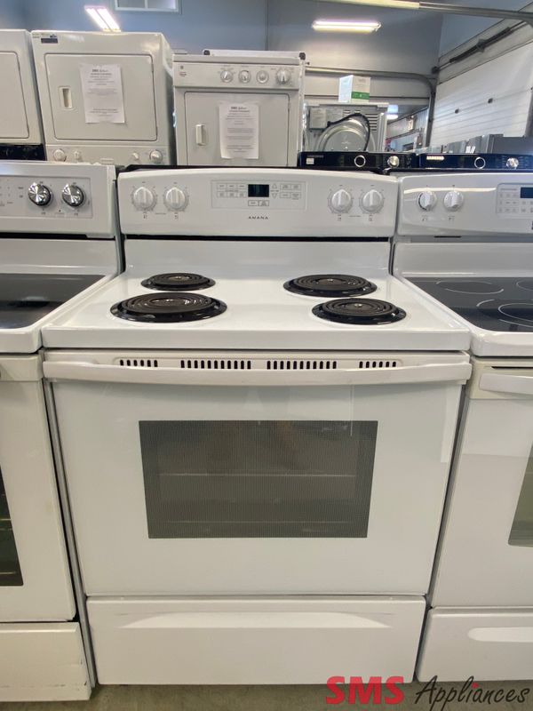 Amana 30 Amana 30" Coil Top Stove YACR4303MFW