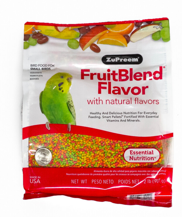 ZuPreem Parakeet Fruit Blend 2lbs