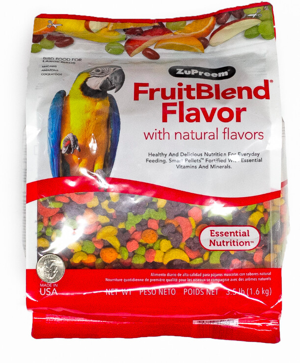 Zupreem Large Parrot Fruit Blend 12lbs