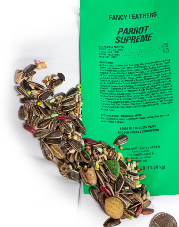 Fancy Feathers Parrot Supreme Food 25-pound bag