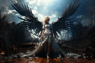 Warrior Angel Dark wings