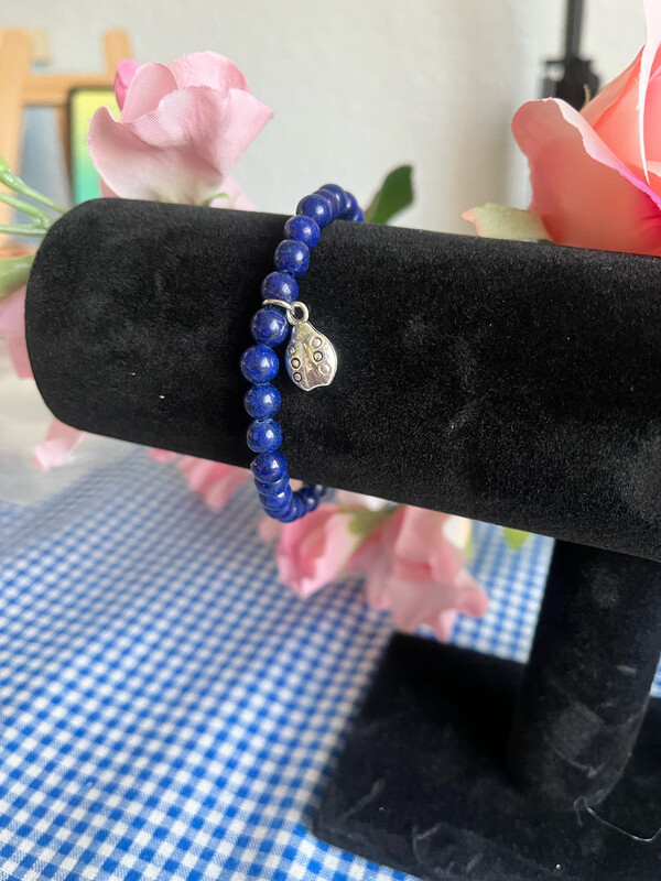 Bracelet coccinelle Lapis Lazuli (petites perles) Prix TVA incl. + Port à payer Bracelet coccinelle Lapis Lazuli (petites perles) Prix TVA incl. + Port à payer