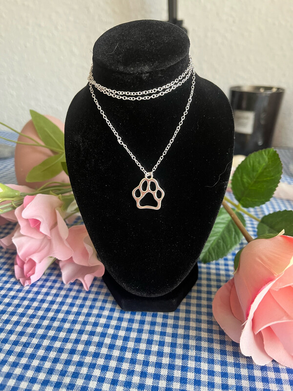 Pendentif patte d'animal argent Pendentif patte d'animal argent