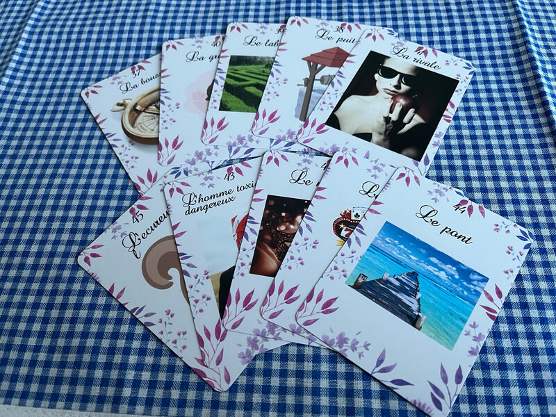 Extension 1 du Petit Lenormand intuitif. Jeu de 10 cartes Extension 1 du Petit Lenormand intuitif. Jeu de 10 cartes