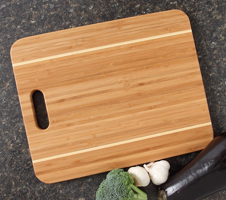 Constellation cutting board — custom cutting board with handle — engraved cutting boards set in wood