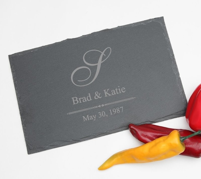 Personalized Slate Cheese Board 11 x 7 DESIGN 11