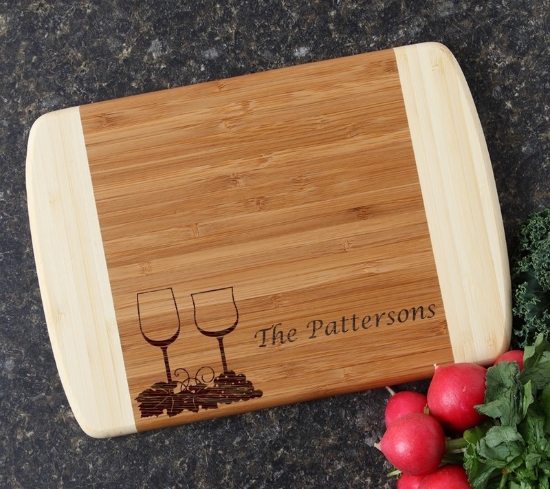 Personalized Cutting Board Custom Engraved 10 x 7 DESIGN 5