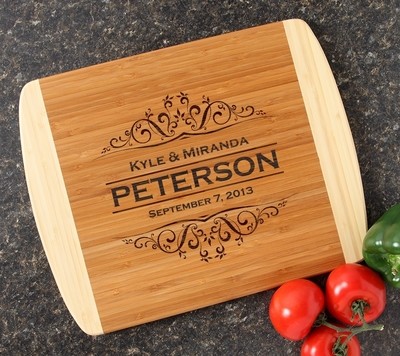 Personalized Cutting Board Custom Engraved 14x11 DESIGN 7