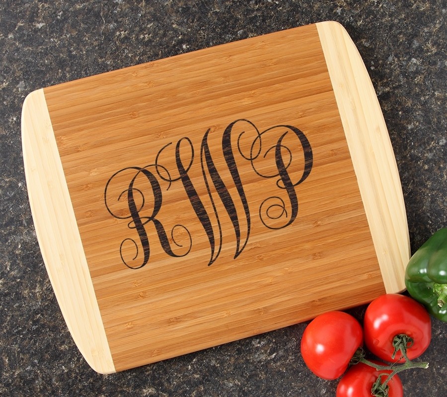 Personalized Cutting Board Custom Engraved Bamboo Cutting Board-14.5 x 11.5