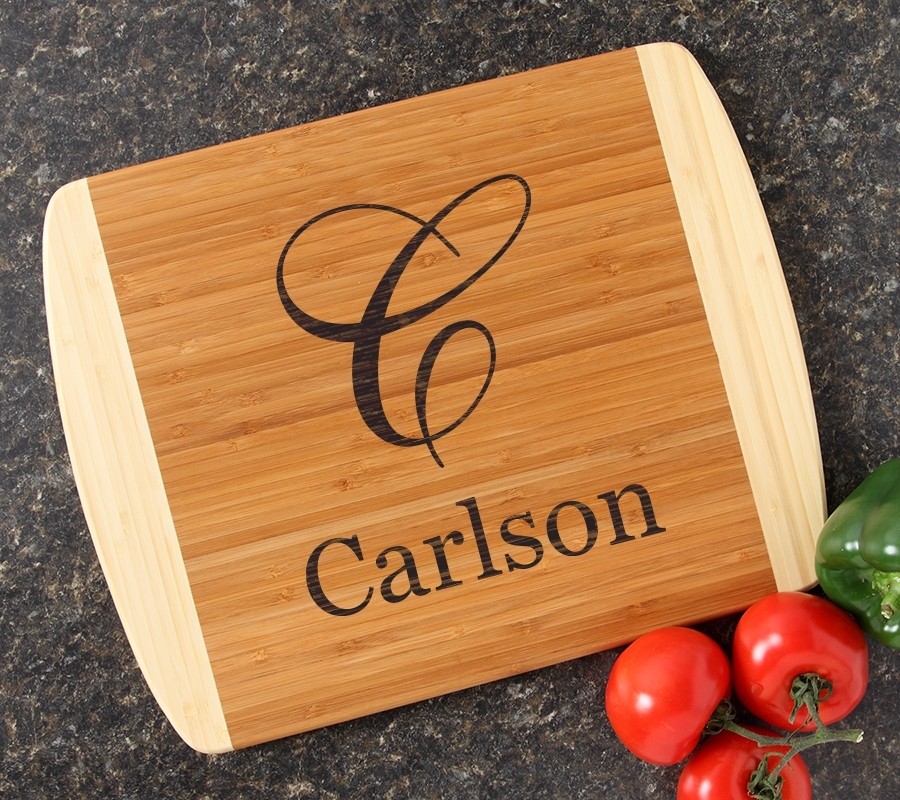 Personalized Cutting Board Custom Engraved Bamboo Cutting Board-14.5 x 11.5