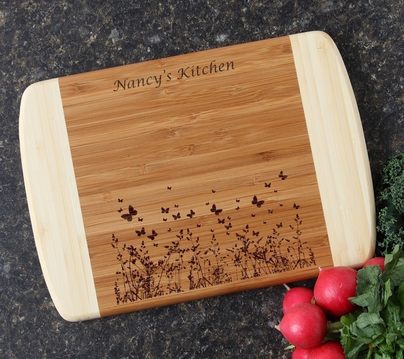 Personalized Cutting Board Custom Engraved 10 x 7 DESIGN 30