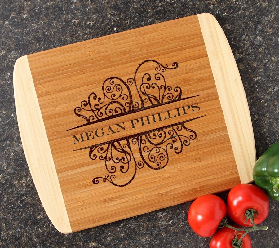 Personalized Cutting Board Custom Engraved 14x11 DESIGN 4