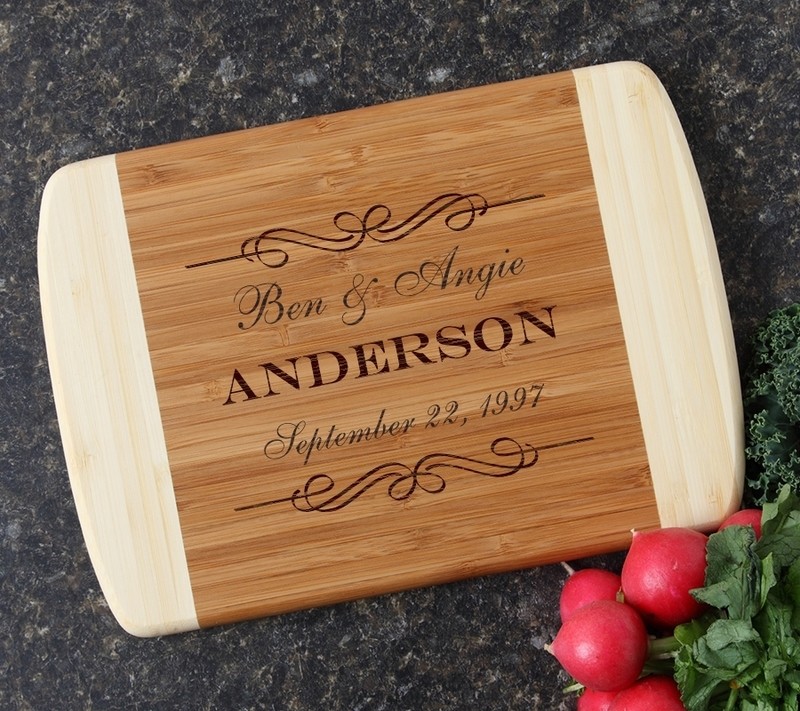 Personalized Cutting Board Custom Engraved 10 x 7 DESIGN 9