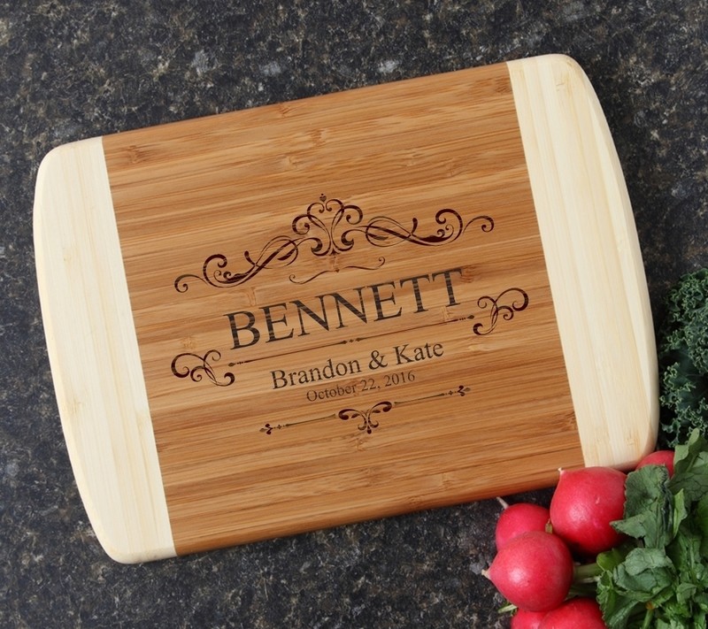 Personalized Cutting Board Custom Engraved 10 x 7 DESIGN 35