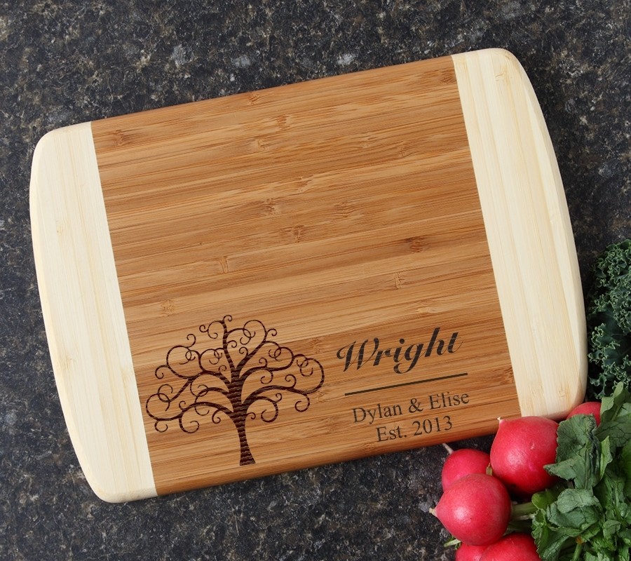 Personalized Cutting Board Custom Engraved 10 x 7 DESIGN 18