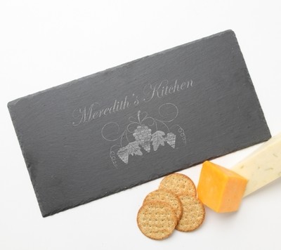 Personalized Slate Cheese Board 16 x 8 DESIGN 40
