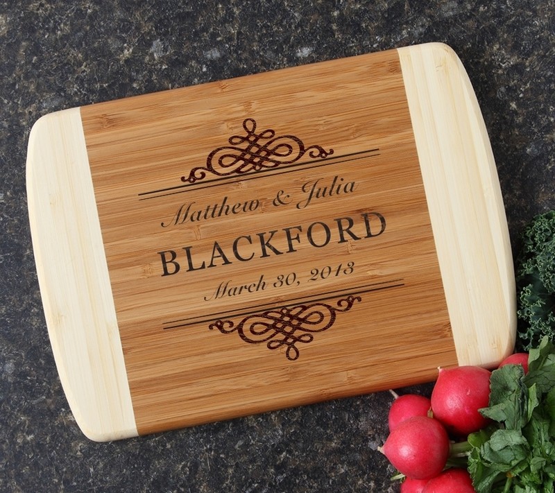 Personalized Cutting Board Custom Engraved 10 x 7 DESIGN 14