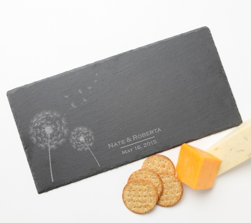 Personalized Slate Cheese Board 16 x 8 DESIGN 28
