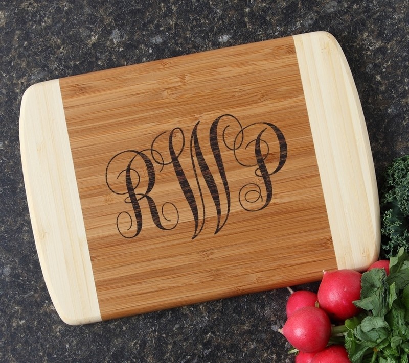 Personalized Cutting Board Custom Engraved 10 x 7 DESIGN 1