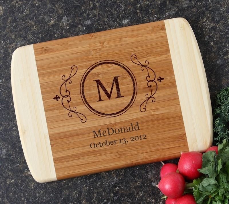 Personalized Cutting Board Custom Engraved 10 x 7 DESIGN 10