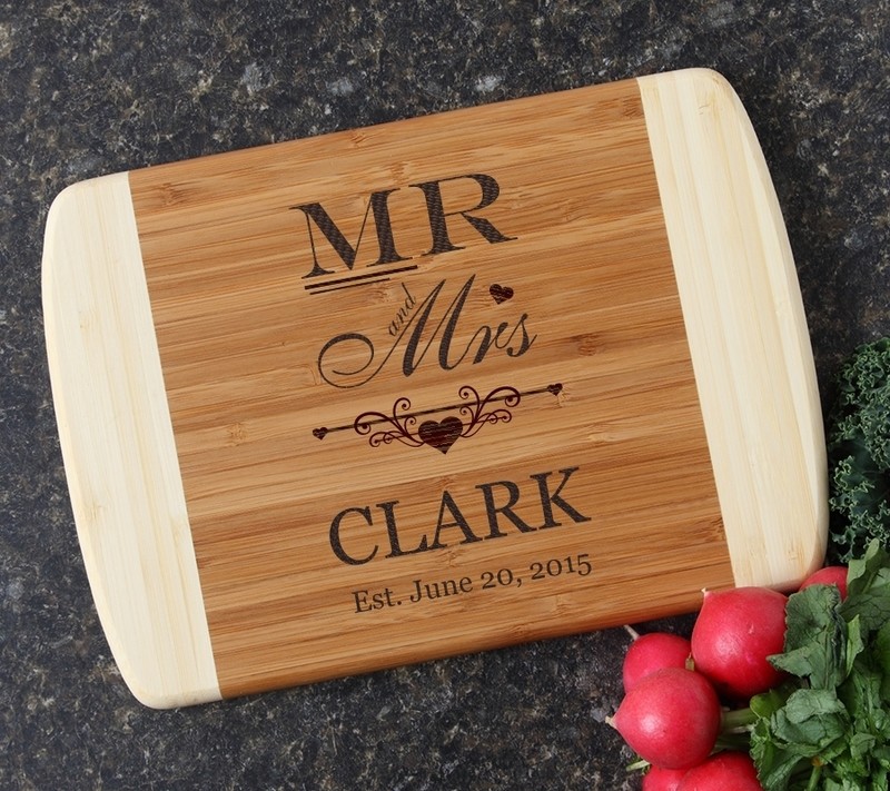Personalized Cutting Board Custom Engraved 10 x 7 DESIGN 21