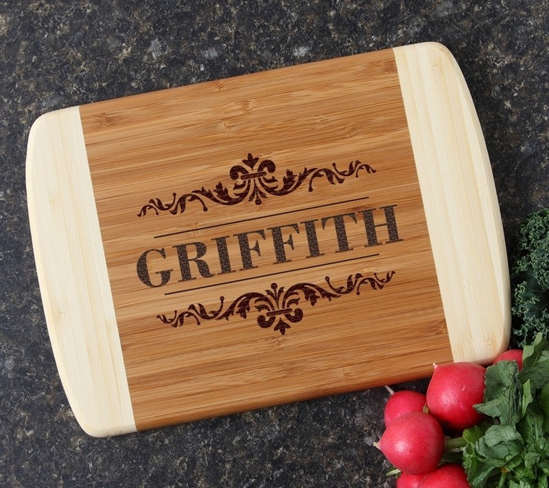 Personalized Cutting Board Custom Engraved 10 x 7 DESIGN 16