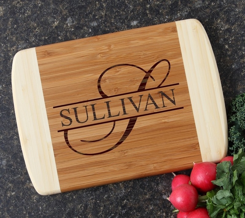 Personalized Cutting Board Custom Engraved 10 x 7 DESIGN 25