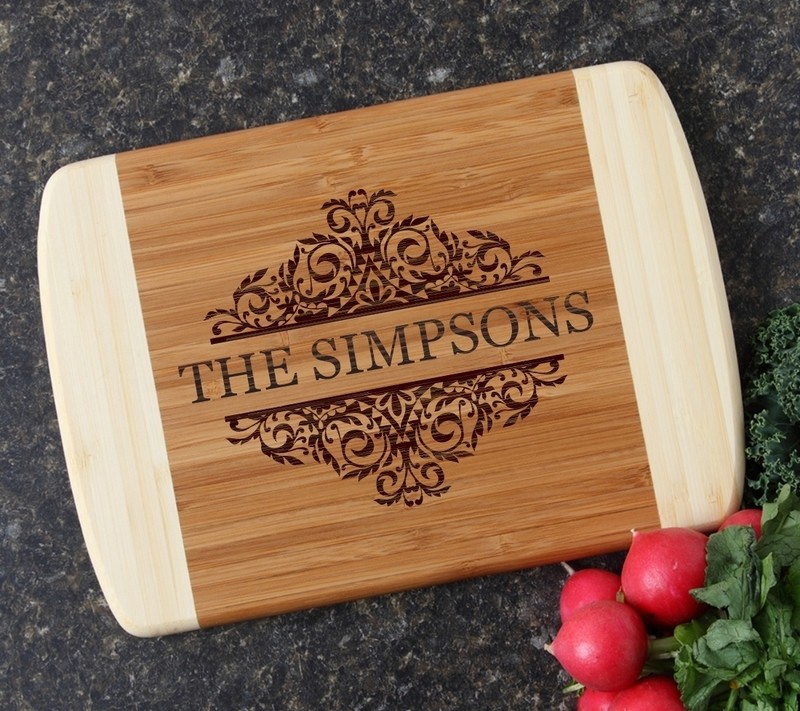 Personalized Cutting Board Custom Engraved 10 x 7 DESIGN 39