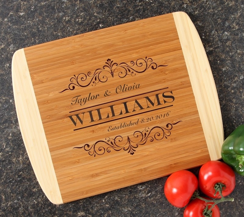 Personalized Cutting Board Custom Engraved 14x11 DESIGN 34