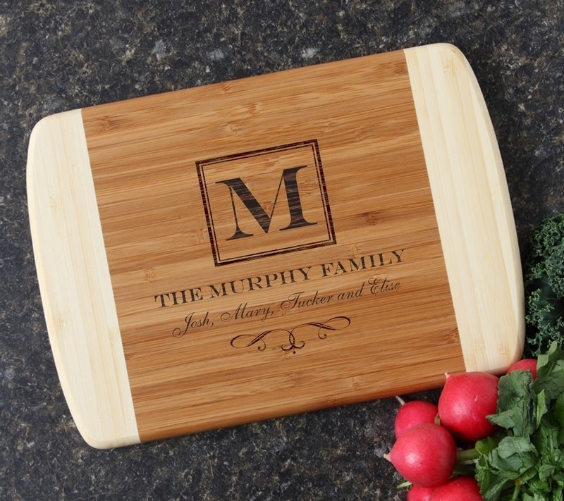 Personalized Cutting Board Custom Engraved 10 x 7 DESIGN 41
