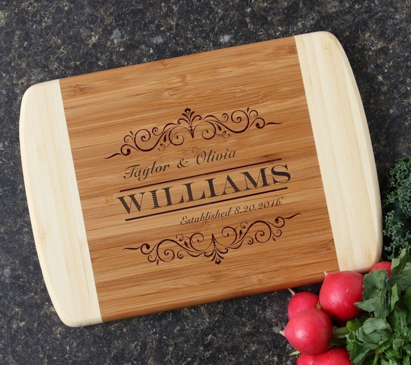 Personalized Cutting Board Custom Engraved 10 x 7 DESIGN 34
