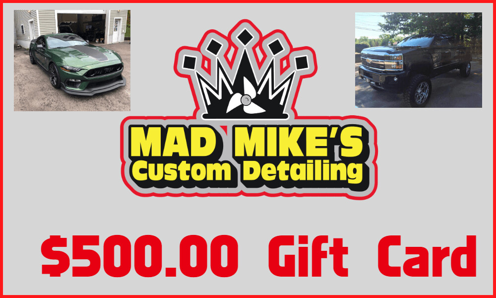 Mad Mike's Gift Card $500.00