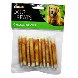 chicken sticks dog