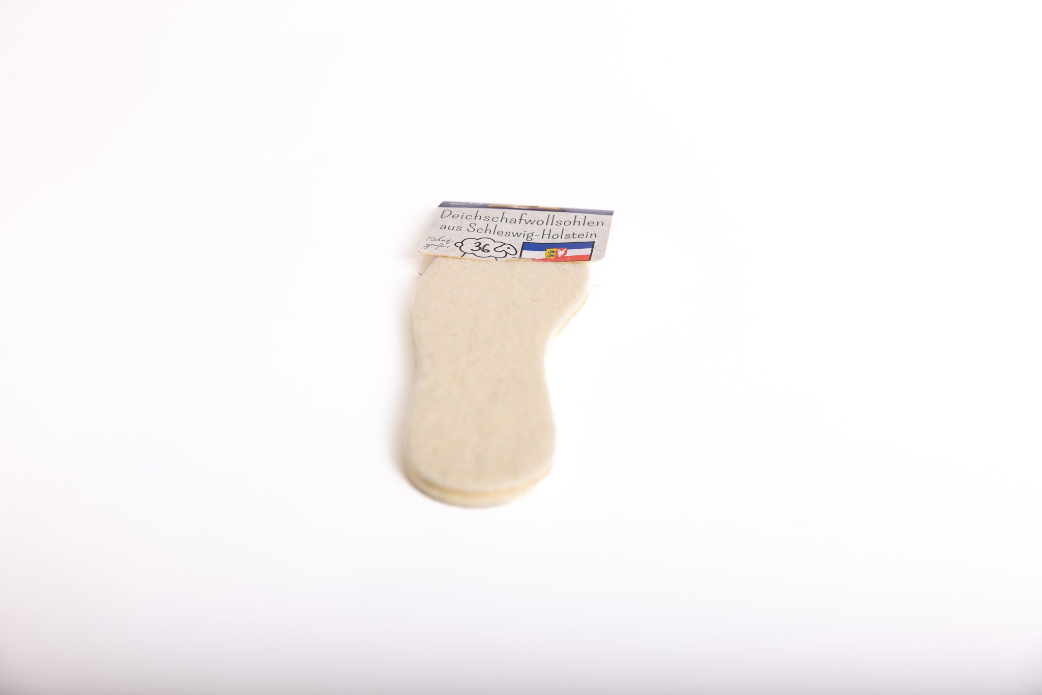 Einlegesohlen aus Deichschafwolle