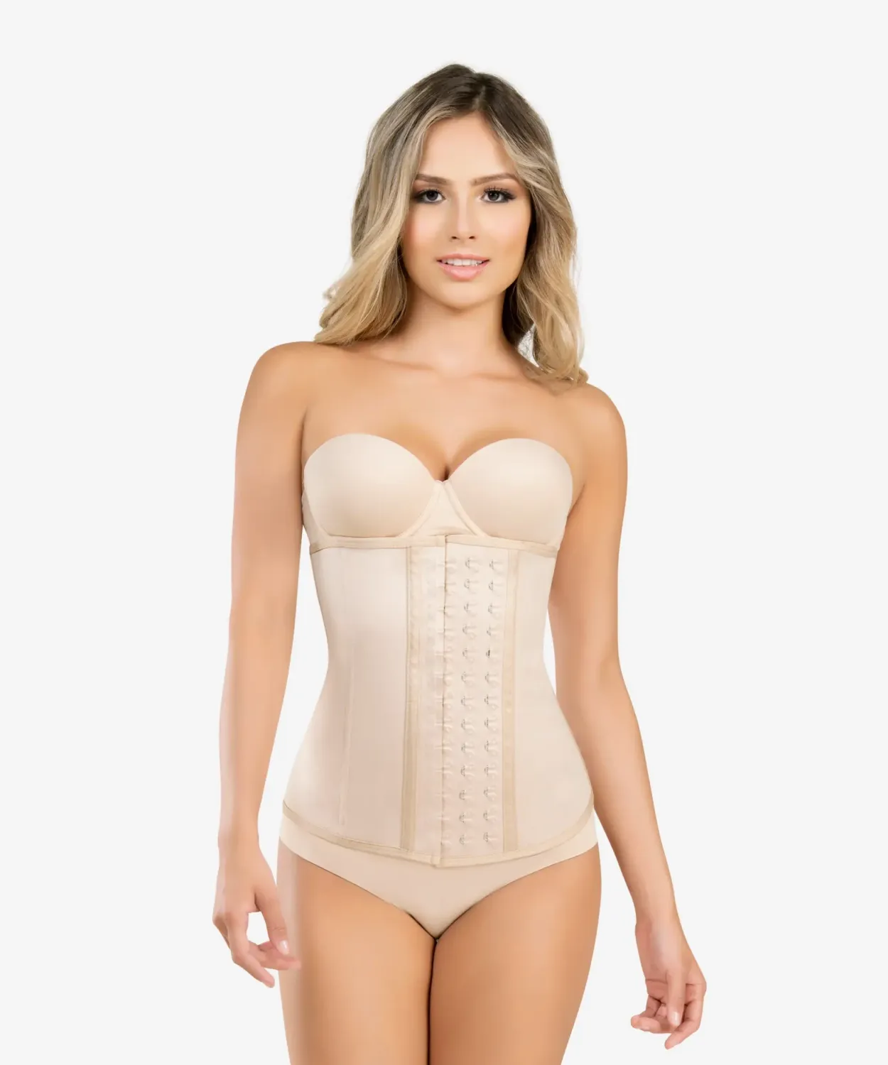 Thermal firm compression waist cincher