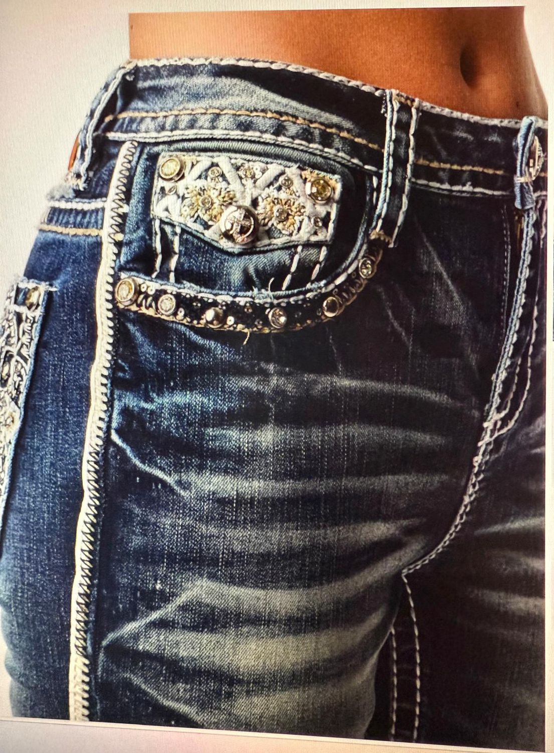 Women&#39;s Embroidered Bootcut Jeans