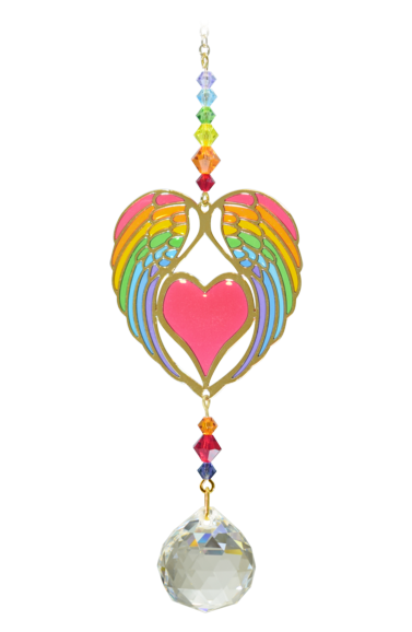 Engelsflügel Herz, Regenbogen