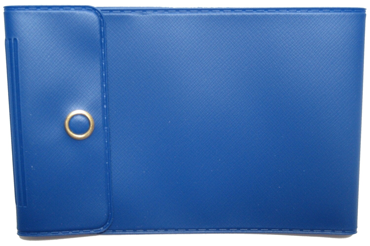 Vinyl Checkbook Cover for End-Stub Check, Color: Blue