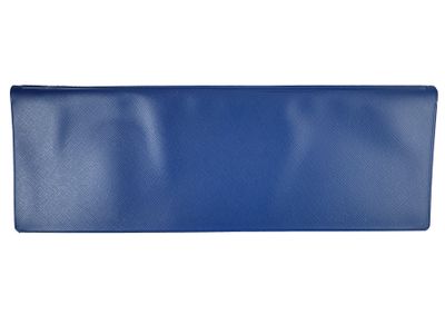 Full-Size Top-Fold Vinyl Checkbook Cover for End-Stub Checks