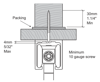 E2 Bi-Fold Top Track