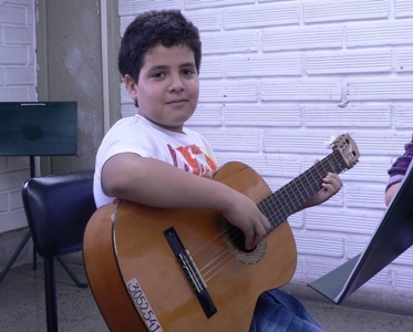 Guitarra niños ensamble
