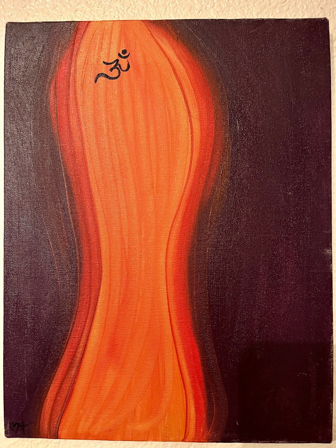 Hand painted Acrylic OM art "Balance"