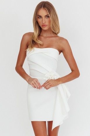 1&amp;O Shelia Asymmetric Mini Dress