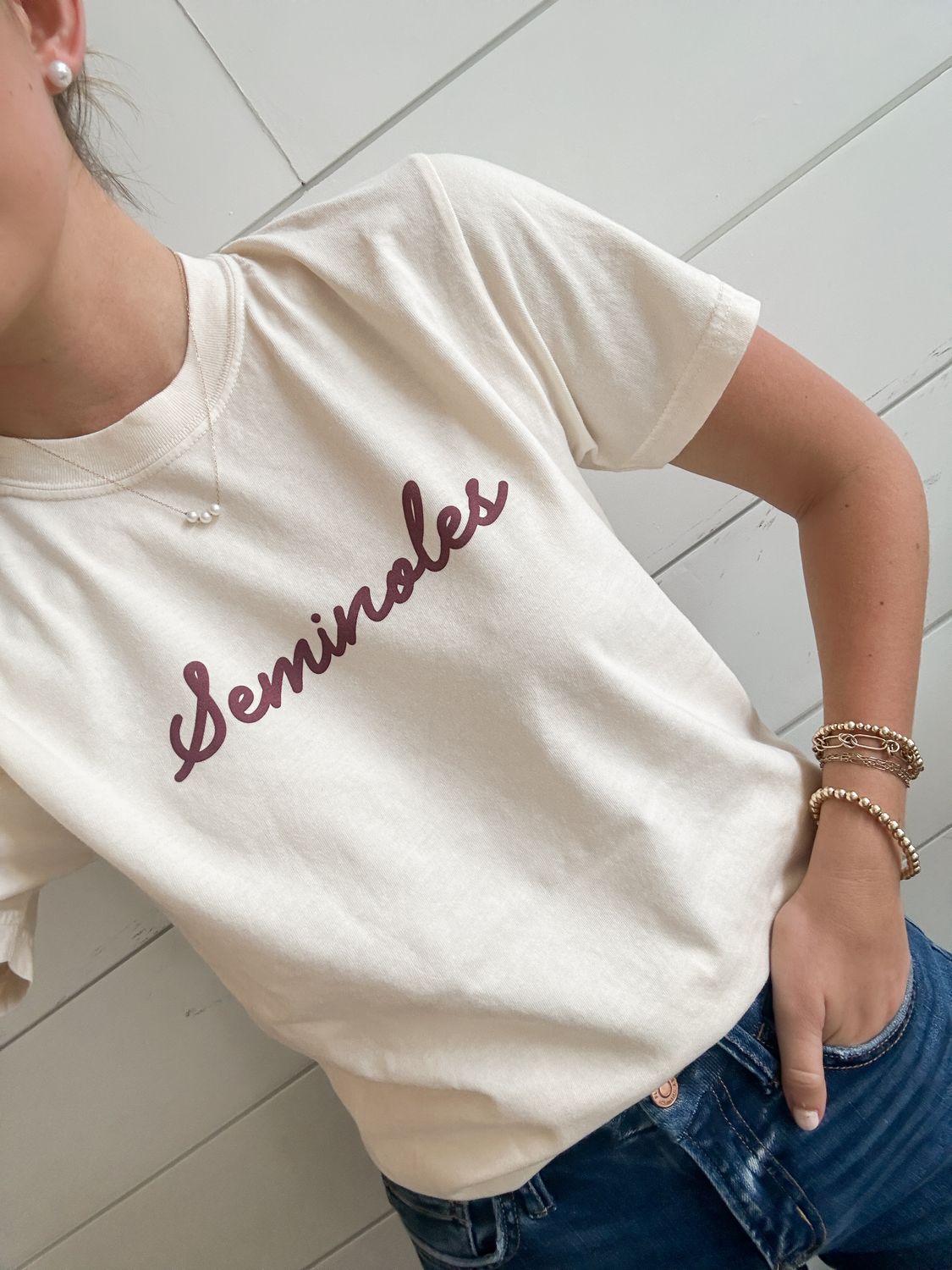 Seminole Script Tee