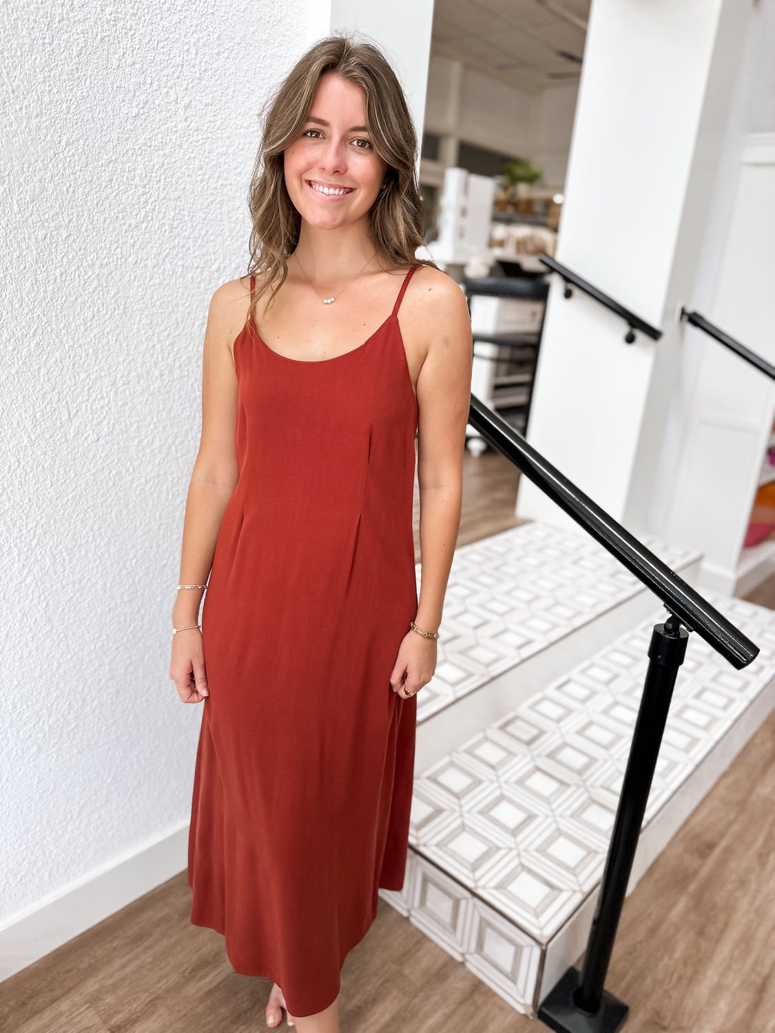 Marsala Sugarloaf Midi Dress