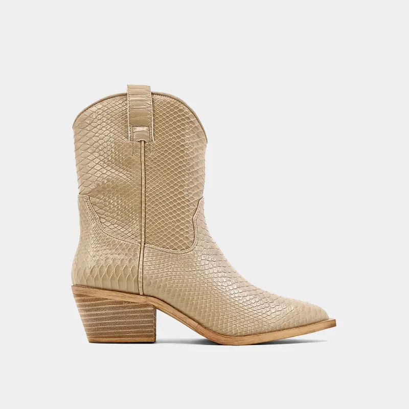 ZouZou Taupe Snake Boot