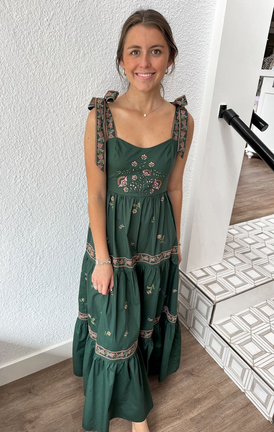 Floralwood Fern Maxi Dress