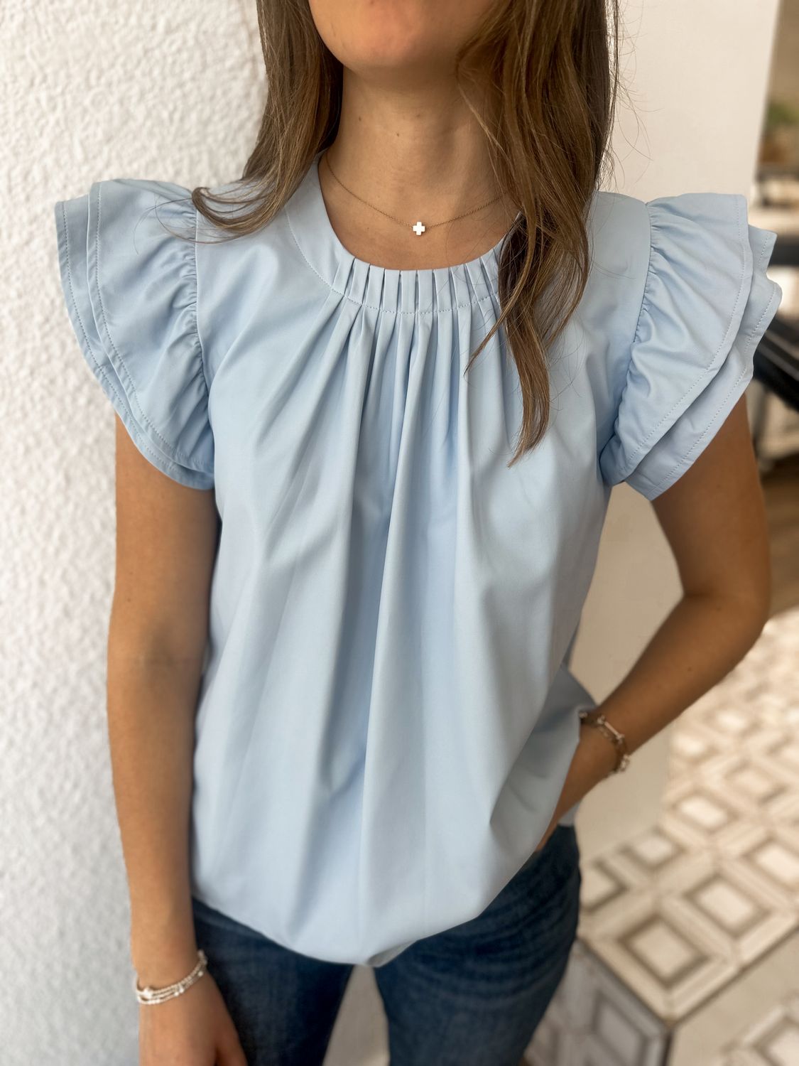 Skyline Leather Top