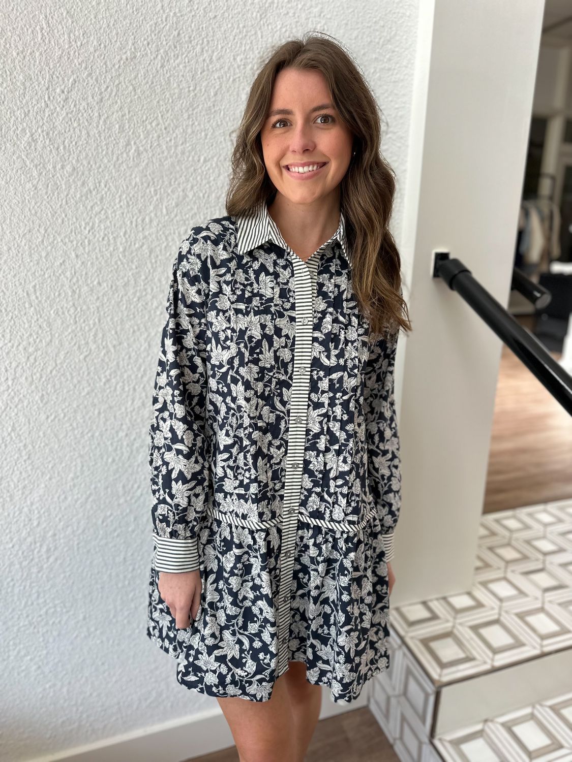 Navy Hollis Dress